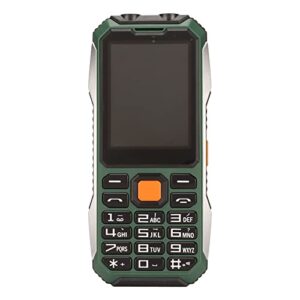 heayzoki 2g seniors cell phone, dual sim big button unlocked seniors mobile phone, 2.4in hd screen 6800mah long battery life seniors cell phone(green)