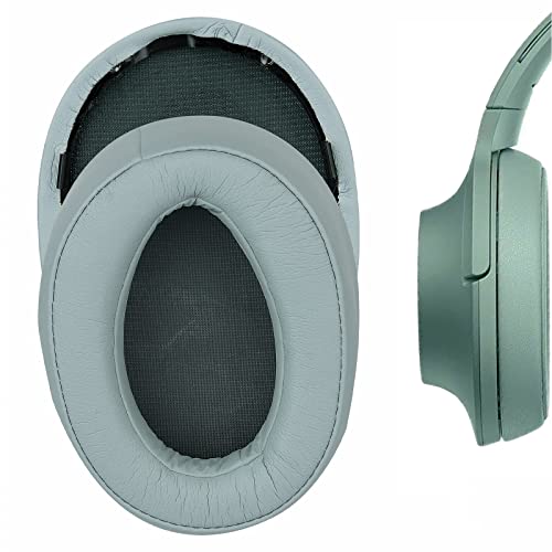 MDR-100AAP Ear Pads, Replacement Protein Leather Earpads Ear Cushions Cover Repair Parts for Sony MDR-100A MDR-100AAP MDR-H600A MDR 100A 100AAP H600A Headphones (Green)