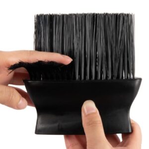 Amiss Car Detailing Brush, Auto Interior Dust Brush, Long Hair Wide Handle Brushes, Soft Bristles Detailing Brush Dusting Tool, Car Interior Accessories (Black)