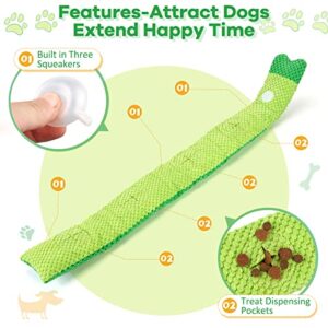 Eneston Dog Toys, Squeak Dog Toy Dog Puzzle Toys IQ Training, Dog Snuffle Toys Foraging Instinct Training Suitable for Small Medium and Large Dogs