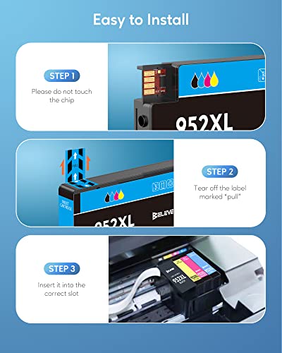 HEWHITE Compatible Ink Cartridge for 952xl Ink