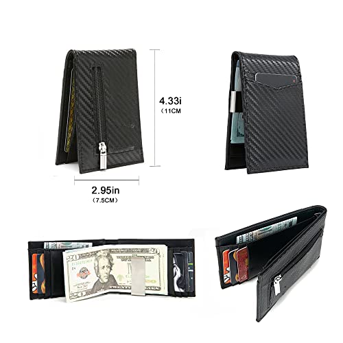 SMART LB Anti-Lost Bluetooth Wallet Tracker & Finder GPS Position Locator Slim Money Clip Wallet Credit Card Holder Gifts for Men