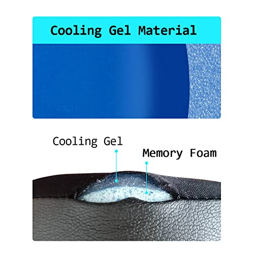 MQDITH Cooling-Gel Replacement Ear Pads Compatible with Logitech G633 G933 Headset