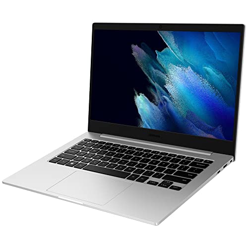 Samsung Galaxy Book Go 5G Laptop (256GB, 8GB RAM, Wi-Fi + 5G / 4G LTE) 14.0" Snapdragon 8cx Gen 2, GSM Unlocked Windows 11 Cellular Notebook w/ 180-Degree Hinge (Silver) (Renewed)