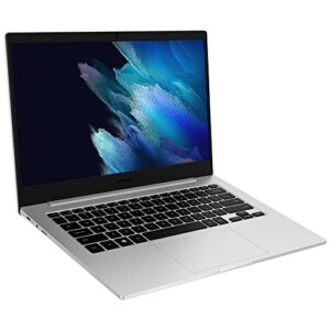 Samsung Galaxy Book Go 5G Laptop (256GB, 8GB RAM, Wi-Fi + 5G / 4G LTE) 14.0" Snapdragon 8cx Gen 2, GSM Unlocked Windows 11 Cellular Notebook w/ 180-Degree Hinge (Silver) (Renewed)