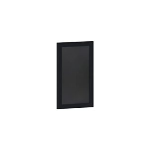 flash furniture canterbury wall mount magnetic chalkboard sign - black finish - 11" x 17" - vertical or horizontal hanging message board