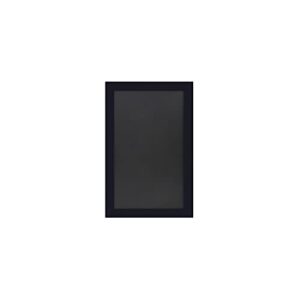 Flash Furniture Canterbury Wall Mount Magnetic Chalkboard Sign - Black Finish - 11" x 17" - Vertical or Horizontal Hanging Message Board
