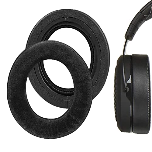 Geekria Comfort Hybrid Velour Replacement Ear Pads for Corsair HS70 PRO, HS60 PRO, HS50 PRO Headphones Ear Cushions, Headset Earpads, Ear Cups Cover Repair Parts (Black)