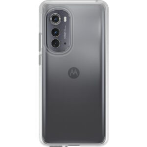 otterbox motorola edge (2022 only) prefix series case - clear, ultra-thin, pocket-friendly, raised edges protect camera & screen, wireless charging compatible