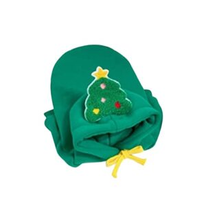 christmas dog sweater - cat dog costume cat pet clothes holiday christmas warm pet christmas tree hat sweater christmas pet dog cat hoodie autumn and winter clothes pet clothes rack hanger (green, xl)