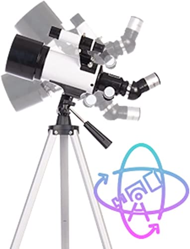 zukakii Telescope for Adults & Kids, 70mm Aperture Astronomical Refractor Telescopes (16X-120X) for Kids Beginners with Carry Bag, Phone Adapter, AZ Mount Gift for Christmas