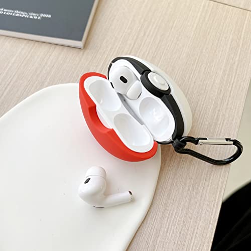 AirPods Pro 2 Case Cover,3D Cute Cartoon Soft Silicone Protective Cover Animal Fashion Character Silicone Cartoon Kawaii Skin Fun Funny Cool Keychain Kids Teens Cases.for AirPods Pro 2(2022Released)