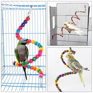 Parrot Toys Pet Ladder Toy Parrot Climbing Ladder for Bird Entertainment Toys Parrot Cage Accessories Bird Cage Decoration