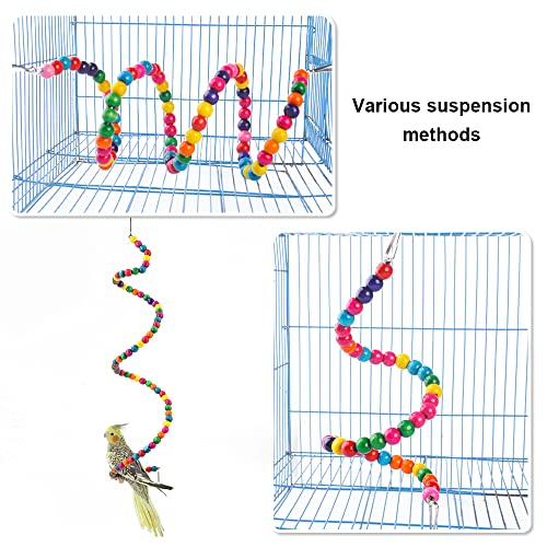 Parrot Toys Pet Ladder Toy Parrot Climbing Ladder for Bird Entertainment Toys Parrot Cage Accessories Bird Cage Decoration