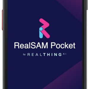 RealSAM Pocket Voice-Operated Unlocked 5G Smartphone for The Blind and Visually Impaired; Just Tap The Screen and Talk, It's That Simple (No Hunting Icons or Swiping Needed)