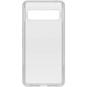 otterbox google pixel 7 symmetry series case - clear, ultra-sleek, wireless charging compatible, raised edges protect camera & screen