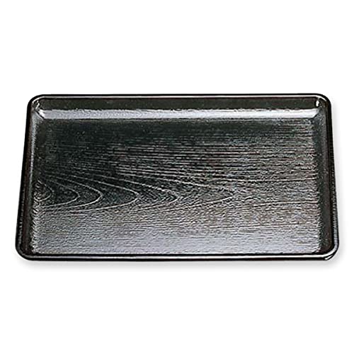 J-Kitchens Obon Tray, Heat Resistant, Keyaki, Kaisei Bon, Black, Shaku 5, Made in Japan