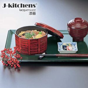 J-Kitchens Obon Tray, Rikyu Bon, Green, Tenkuro, Shaku 5, Made in Japan