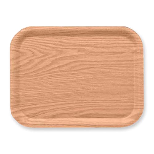 J-Kitchens Obon Tray, Heat Resistant, Wood, Long Square Tray, Natural, Brown, 11.8 inches (30.0 cm), Anti-Slip, Made in Japan