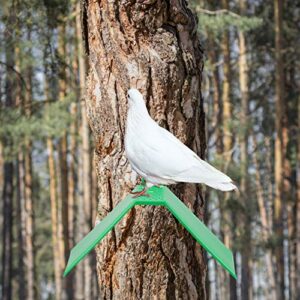 Yardwe 20pcs Plastic Pigeon Rest Stand Bird Perches Bird Dwelling Stand Frame for Bird Supplies Random Color