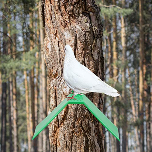 Yardwe 20pcs Plastic Pigeon Rest Stand Bird Perches Bird Dwelling Stand Frame for Bird Supplies Random Color