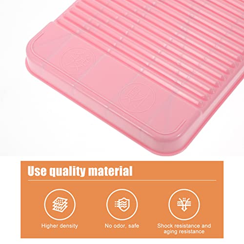 DOITOOL Baby Bathtub Washboard Washing Clothes Board Hand Wash Board Non-Slip Laundry Washboard Scrubbing Board Household for Students Clothes Clean Laundry Home Random Color