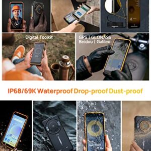 Ulefone Power Armor 16 Pro Rugged Smartphone, 9600mAh Battery, 122dB loudest Speaker, Android 12 4GB+64GB Rugged Phone, 16MP Rear Camera, Built-in Glare Flashlight, 5.93" HD+ Screen, Dual SIM 4G-Black