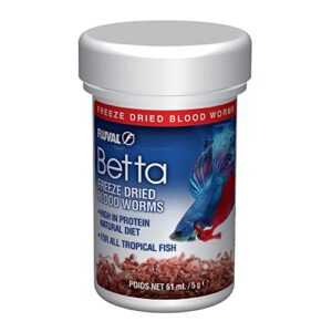 fluval betta freeze dried bloodworms, 0.18 oz.