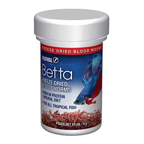 Fluval Betta Freeze Dried Bloodworms, 0.18 oz.