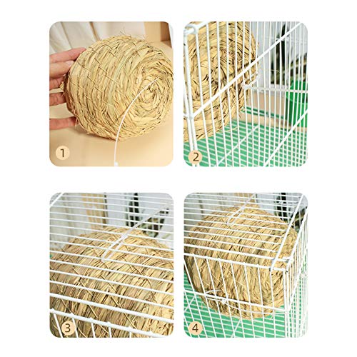 Bird, Handwoven Straw Bird Cage, for Macaw, Hamster for Small Pet Cave House