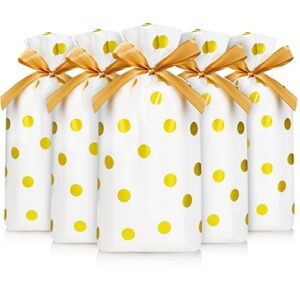 hongyitime 50 pcs candy bag treat bags candy goodies plastic drawstring gift bags treat bags for birthday party snack wrapping wedding gift party favor