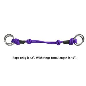 Harrison Howard Bitless Bridle Side Pull Hackamore Attachment Horse Tack Nosepiece Purple