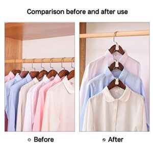 SWEET LEMON 60 Pack Clothes Hanger Connector Hooks, Cascading Clothes Hangers, Hanger Extension Clips, for Heavy Duty Space Saving Cascading Connection Hooks ,for Clothes Closet.(White)