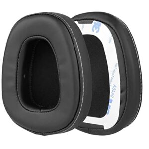 Replacement Ear Pads with Tape Compatible with Skullcandy Crusher Wired Built-in Amplifier and Mic Headphone (Protein Leather)