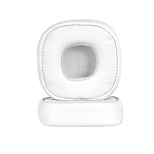 Replacement Earpads Protein Leather Memory Foam Ear Pads Cushions Cover Repair Parts Compatible with Marshall Major 3 Marshall Major III Wireless On-Ear Headphone (White)