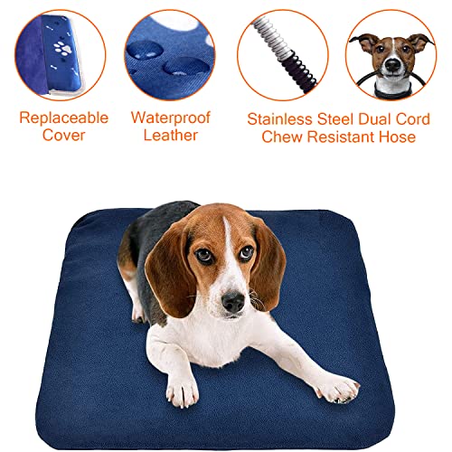 Coopupet Pet Heating Pad,12 Adjustable Temperature Cat Heating Pad Indoor with Timer, Dog Heating Pad Indoor with Chew Resistant Cord, Heating Pad for Cats, Electric Pads for Dogs, Pet Heated Mat(S)