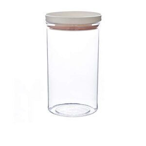 plastic transparent jar with lid food grade grain storage box reusable lunch container