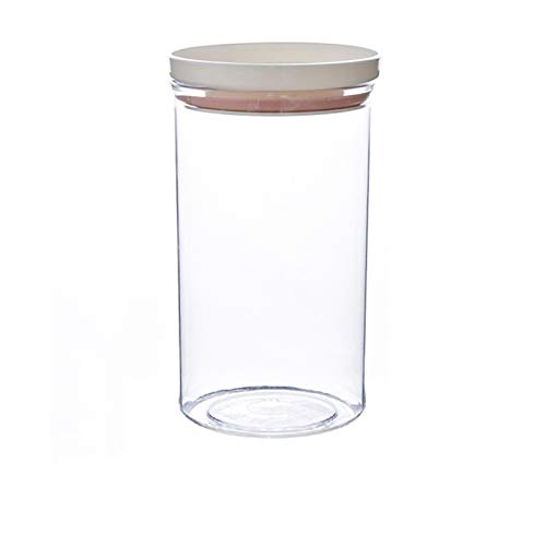 Plastic Transparent Jar With Lid Food Grade Grain Storage Box Reusable Lunch Container