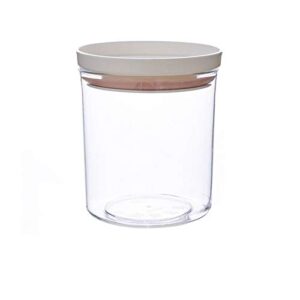 Plastic Transparent Jar With Lid Food Grade Grain Storage Box Reusable Lunch Container