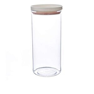 Plastic Transparent Jar With Lid Food Grade Grain Storage Box Reusable Lunch Container