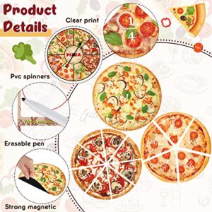 Magnetic Pizza Fraction Tiles with Fraction Circles Set Includes Magnetic Pizza Fractions Pizza Spinners Erasable Marker Board Math Pizza Game Fraction Math Game for Math Fraction Learning Education