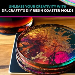 Resin Molds Set for Epoxy Resin - Silicone Coaster Molds for Resin Molds Silicone, Epoxy Molds Silicone for DIY Art