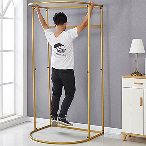 ZUSSMA Clothing Store Fitting Room, Fitting Room, Clothing Store Fitting Room Portable and Foldable Clothing Store Floor Simple Dressing Room Changing Curtain Fitting Room Dressing Room