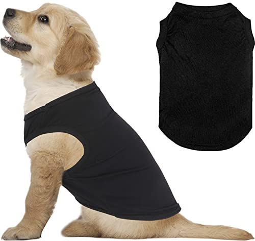 Spajoy Dog Shirts Puppy Dog Clothes Blank T-Shirt Tee Shirts for Large Medium Small Dogs Dogs Puppy T-Shirt Cotton Pet Clothing Puppies Doggy Vest Costume Puppy Shirt Pet Vest Tank Top Cat Tee