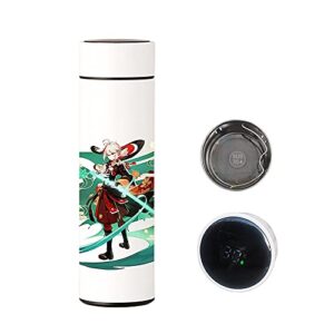 kaedehara kazuha thermos cup genshin impact insulated beverage bottle campus style students sports water bottles