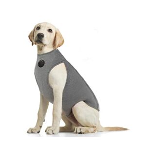 neoally upgraded dog surgical recovery suit cone alternative onesie post surgery wear protects abdominal wounds and skin anti licking, aids hot spots, and provides anti anxiety relief - xl