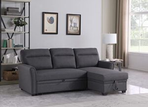 devion furniture edward sofabed, dark gray