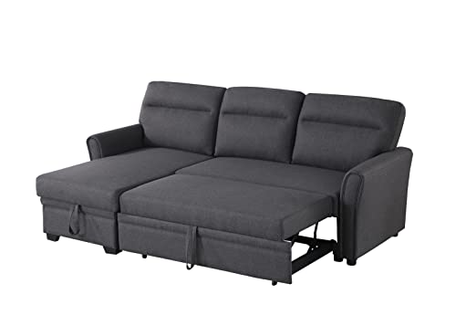 Devion Furniture Edward Sofabed, Dark Gray