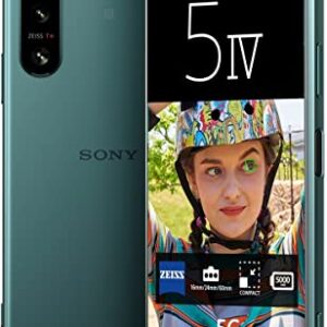 Sony Xperia 5 IV 5G XQ-CQ72 256GB 8GB RAM Factory Unlocked (GSM Only | No CDMA - not Compatible with Verizon/Sprint) – Green