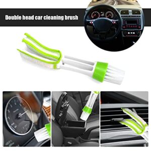 9 PCS Car Detailing Brush Set, Multifunction Car Wheels, Exterior, Interior Detail Cleaning Brush Set, Universal Car - 5pcs Detail Brush 3pcs Wire Brush 3pcs Auto Air Conditioner Brush